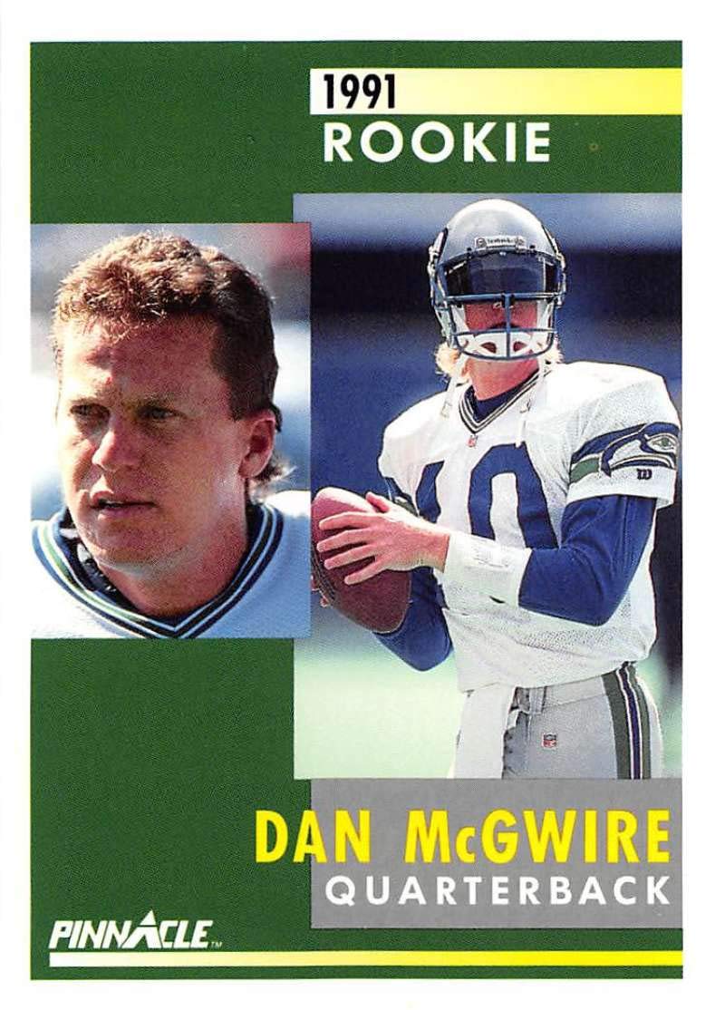 Amazon.com: 1991 Pinnacle Football #334 Dan McGwire RC Rookie Card